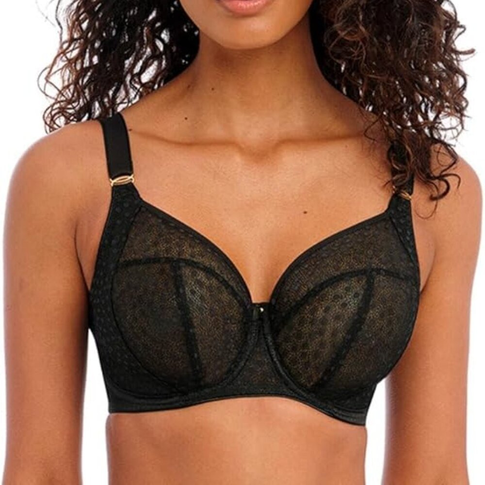 Freya β¨ Women's Starlight Underwire Side Support Bra 28DDD Black AA5201 NWT